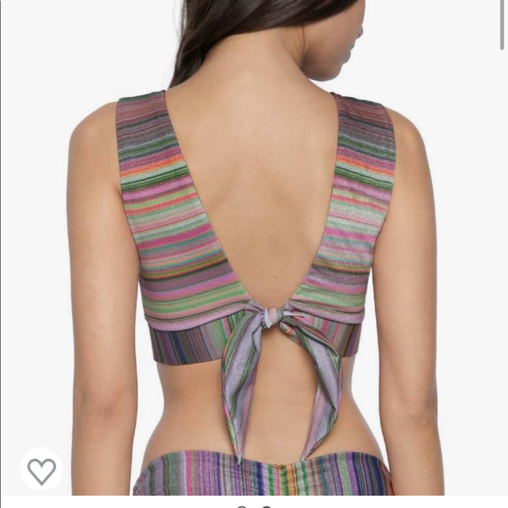 PQ Pily Q bikini rainbow stripe